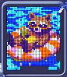 Pixel Flow level 1535: screenshot of the board
