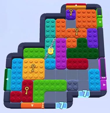 Color Block Jam 1442 / 1439. bölüm: tahtanın ekran görüntüsü