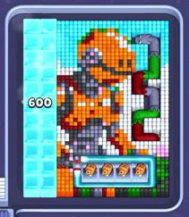 Pixel Flow Level 1197: Screenshot des Spielfelds