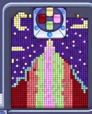 Pixel Flow Level 601: Screenshot des Spielfelds