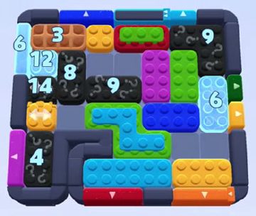 Color Block Jam 레벨 1356 / 1401 / 2264 / 2269: 보드 스크린샷