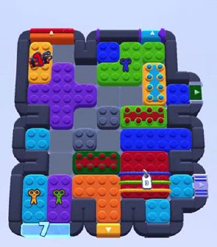 Color Block Jam fase 1486 / 1489: print do tabuleiro