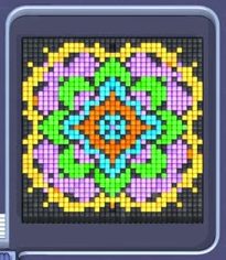 Pixel Flow уровень 386: скриншот поля