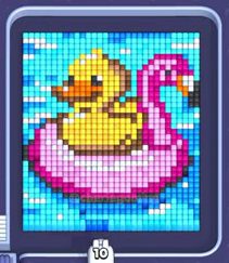 Pixel Flow уровень 1463: скриншот поля