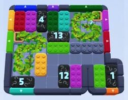 Color Block Jam nivel 1693 / 2683: captura del tablero