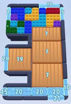 Color Block Jam 142. bölüm: tahtanın ekran görüntüsü