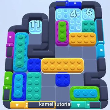 Color Block Jam nivel 635: captura del tablero