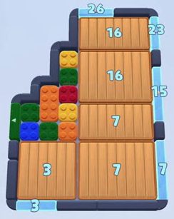 Color Block Jam 164. bölüm: tahtanın ekran görüntüsü