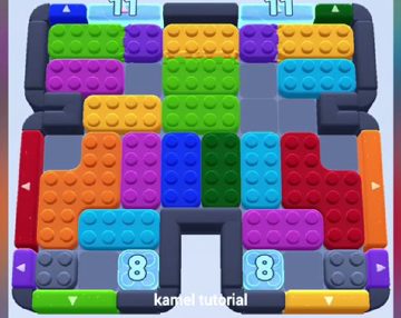Color Block Jam уровень 1510 / 1511: скриншот поля