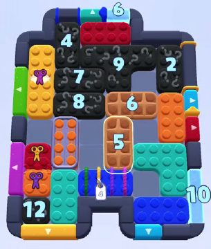 Color Block Jam 레벨 1253 / 1289 / 2163: 보드 스크린샷