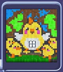 Pixel Flow level 854: screenshot of the board