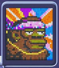 Pixel Flow level 909: screenshot of the board