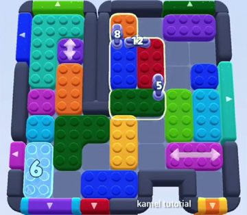 Color Block Jam level 733 / 718: screenshot of the board