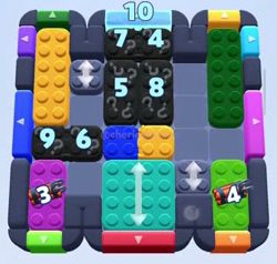 Color Block Jam Level 769 / 771: Screenshot des Spielfelds