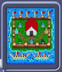 Pixel Flow Level 661: Screenshot des Spielfelds