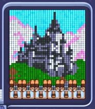 Pixel Flow level 1680: screenshot of the board