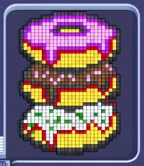 Pixel Flow level 871: screenshot of the board