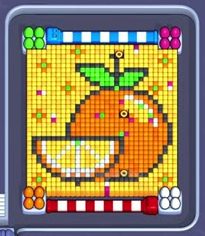 Pixel Flow уровень 336: скриншот поля