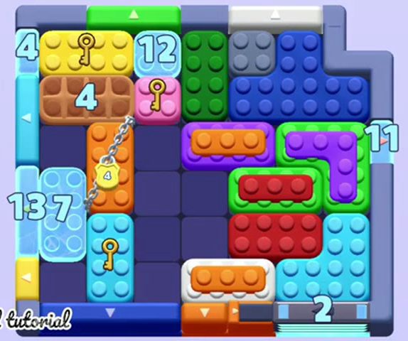 Color Block Jam nivel 1794: captura del tablero