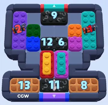 Color Block Jam 914 / 913 / 1812. bölüm: tahtanın ekran görüntüsü