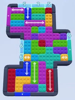 Color Block Jam 228. bölüm: tahtanın ekran görüntüsü