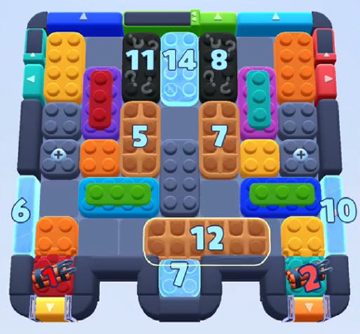 Color Block Jam 1183 / 1195 / 2087. bölüm: tahtanın ekran görüntüsü