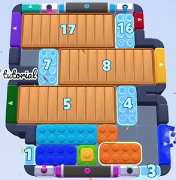 Color Block Jam level 1649 / 1671 / 2661: screenshot of the board