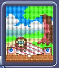 Pixel Flow Level 646: Screenshot des Spielfelds