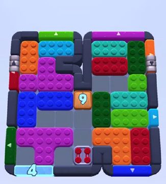 Color Block Jam 레벨 1223 / 1224: 보드 스크린샷