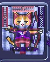 Pixel Flow level 1670: screenshot of the board