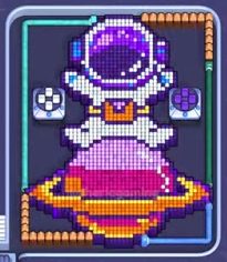 Pixel Flow level 789: screenshot of the board