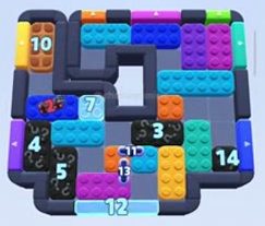 Color Block Jam level 921 / 1793: screenshot of the board