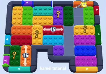Color Block Jam level 1509 / 1506: screenshot of the board