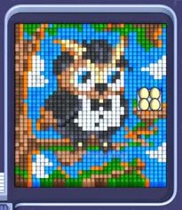 Pixel Flow level 779: screenshot of the board