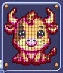 Pixel Flow level 1301: screenshot of the board