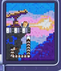 Pixel Flow level 1537: screenshot of the board