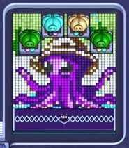Pixel Flow fase 1720: print do tabuleiro