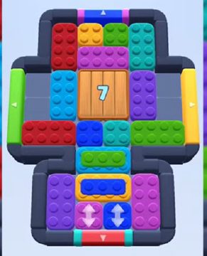Color Block Jam nivel 501 / 905: captura del tablero