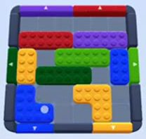 Уровень Color Block Jam: скриншот поля