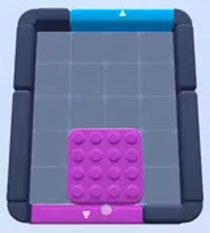 Color Block Jam level 1: screenshot of the board