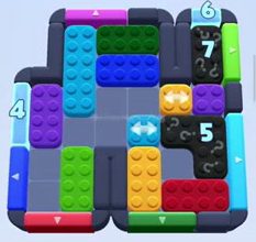 Niveau de Color Block Jam : capture du plateau