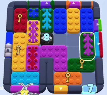 Color Block Jam 1222. bölüm: tahtanın ekran görüntüsü