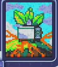 Pixel Flow fase 1709: print do tabuleiro