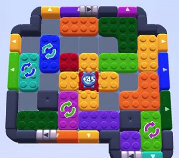 Color Block Jam 레벨 1276 / 1279: 보드 스크린샷