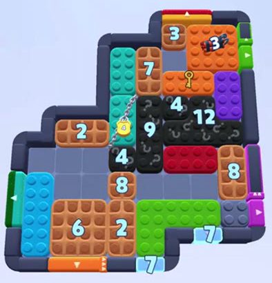 Color Block Jam 2343 / 1434 / 1442. bölüm: tahtanın ekran görüntüsü