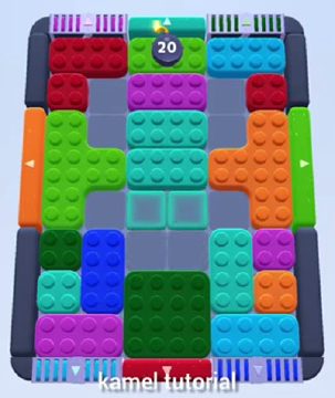 Color Block Jam уровень 266 / 654 / 1104: скриншот поля
