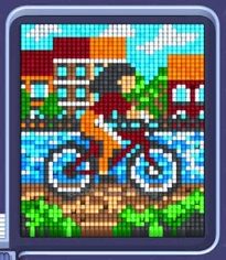 Pixel Flow level 965: screenshot of the board