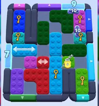 Color Block Jam level 689 / 1626: screenshot of the board