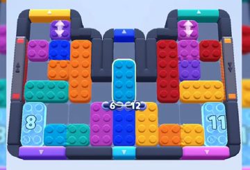 Color Block Jam level 729: screenshot of the board