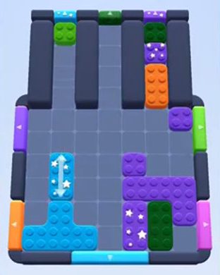 Niveau de Color Block Jam : capture du plateau